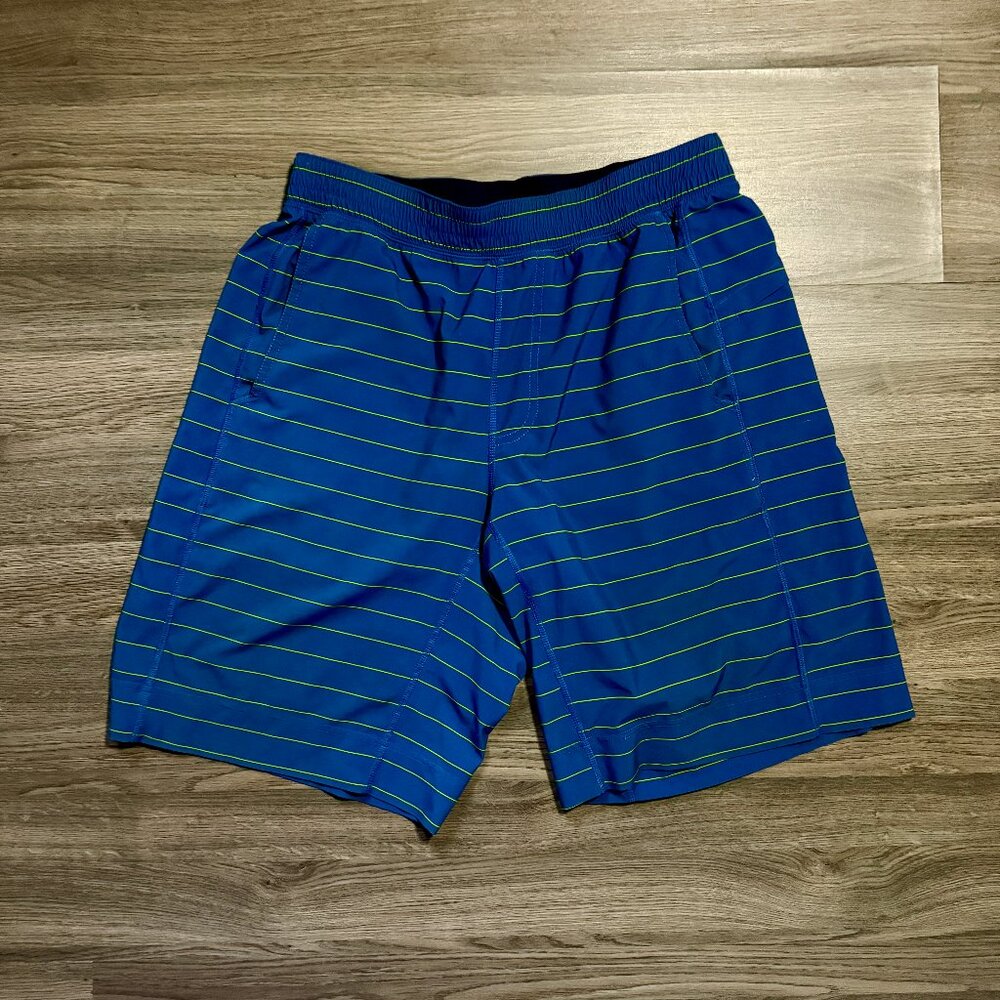 Lululemon Men's T.H.E. 11" Short Linerless - Blue Striped